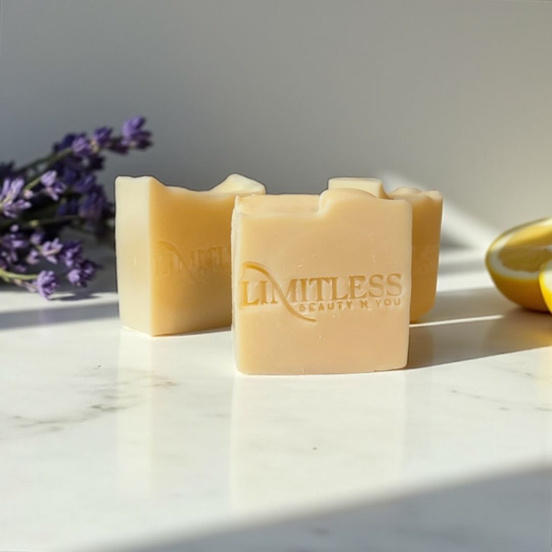 Lavender + Lemongrass Luxurious Essential Oil Soap Bar