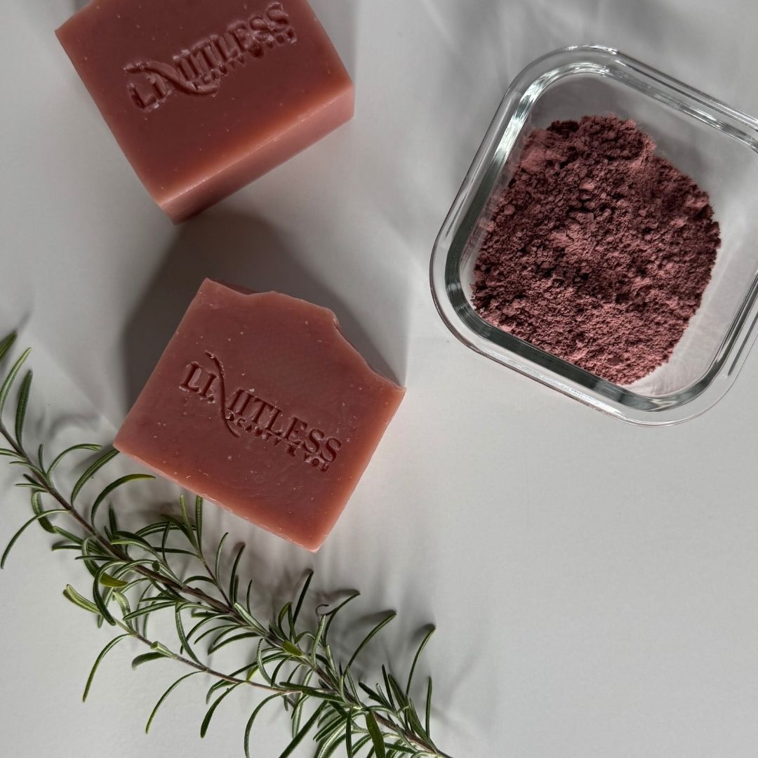 Rose Glow - Rose Kaolin Clay + Rosemary & Grapefruit Essential Oil