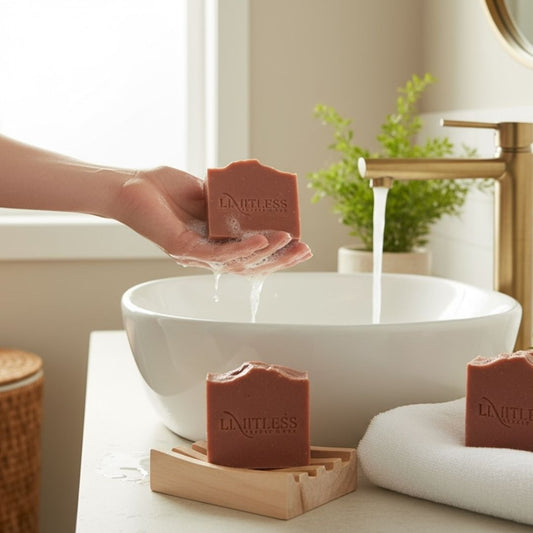 Rose Glow - Rose Kaolin Clay + Rosemary & Grapefruit Essential Oil