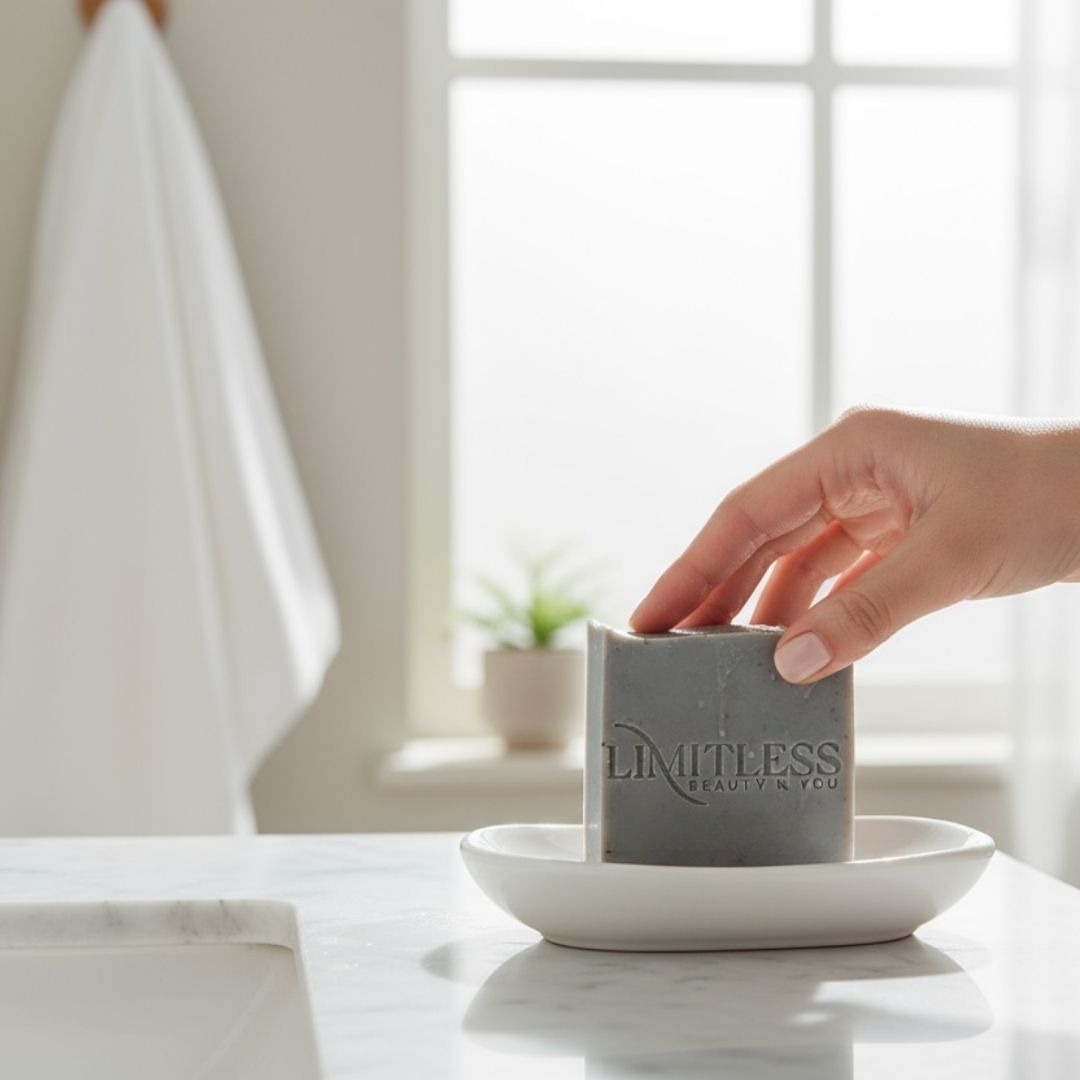 Clean Slate Soap Bar with Bentonite & Charcoal Clay and Tea Tree Essential Oil